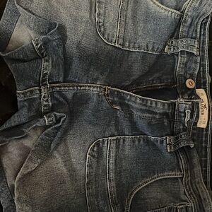 Blue Denim Shorts Hollister